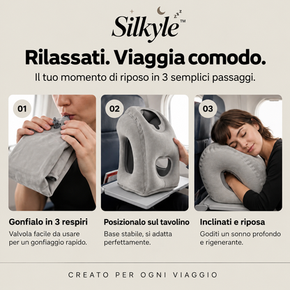 Silkyle - Cuscino da Viaggio