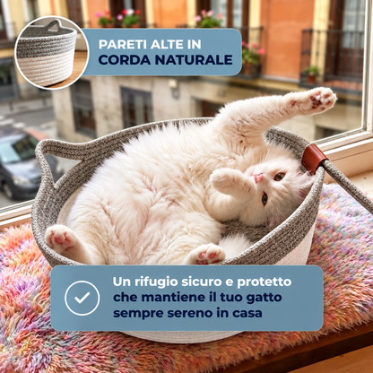 Silkyle – Il rifugio naturale intrecciato a mano per il tuo gatto