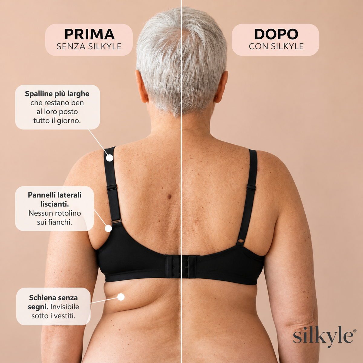 Reggiseno Silkyle™ | Scollo a V, senza ferretto